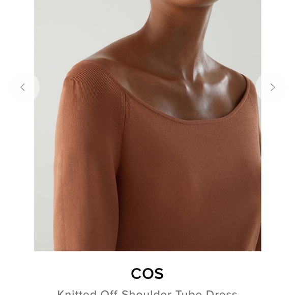 Beautiful COS Knitted Off-ShoulderTube Dress - Picture 6 of 8